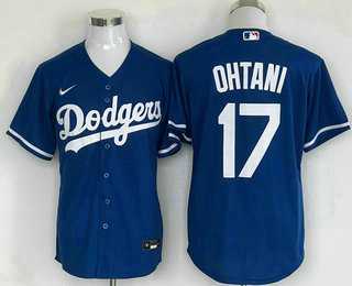 Men's Los Angeles Dodgers #17 Shohei Ohtani Blue Cool Base Stitched Jersey,We sell and wholesale Men's Los Angeles Dodgers #17 Shohei Ohtani Blue Cool Base Stitched Jersey on line form chian!